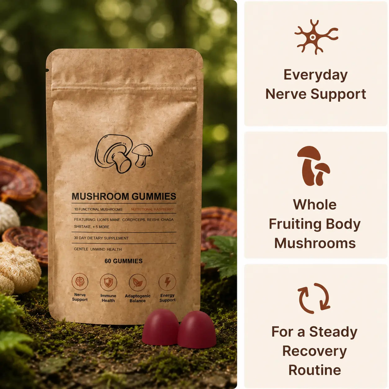 Haura Mushroom Gummies