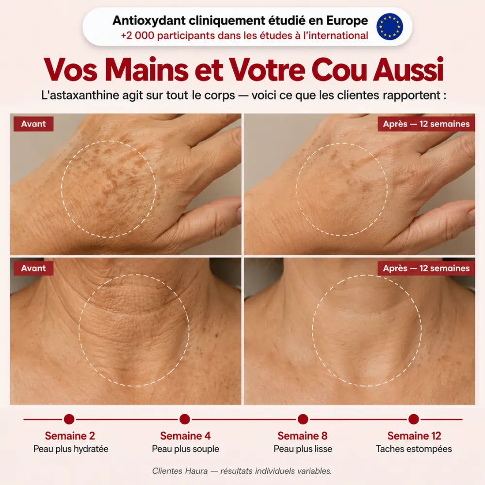 HAURA | Astaxanthine Pure – Estompe Les Taches Brunes & Raffermit La Peau