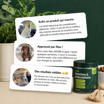Bouchées Tendres pour Hanches et Articulations