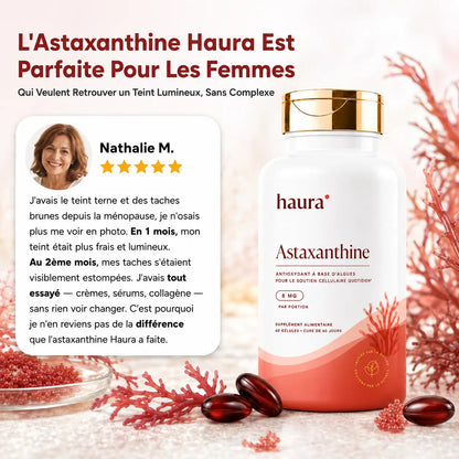 HAURA | Astaxanthine Pure – Estompe Les Taches Brunes & Raffermit La Peau