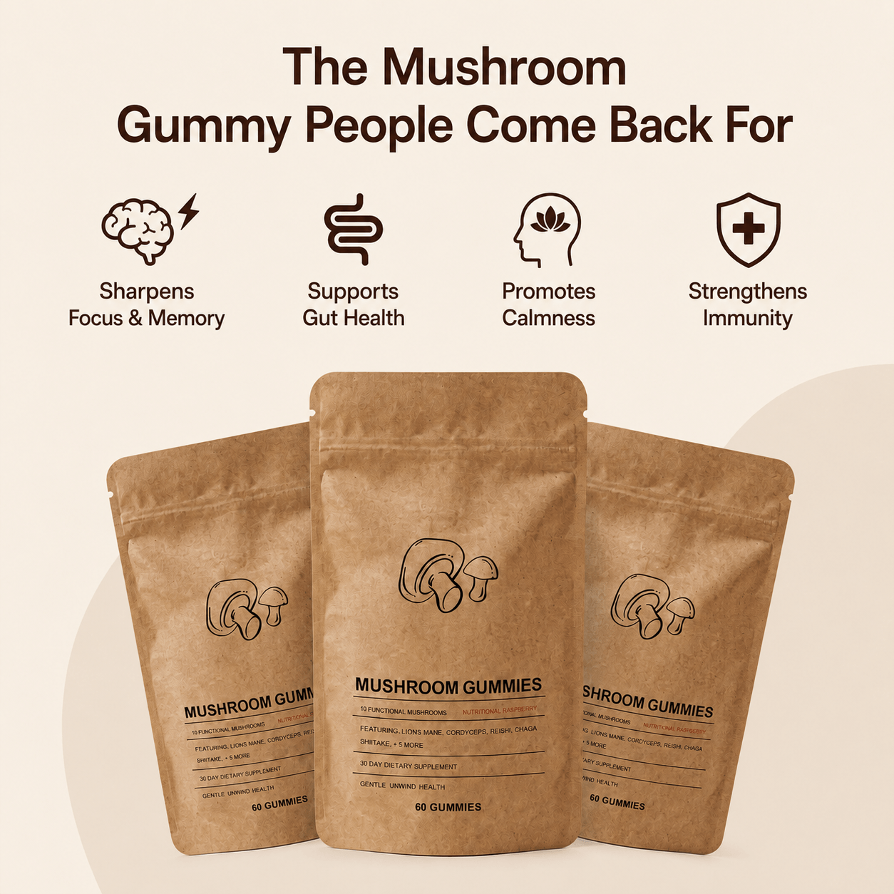 Haura Mushroom Gummies
