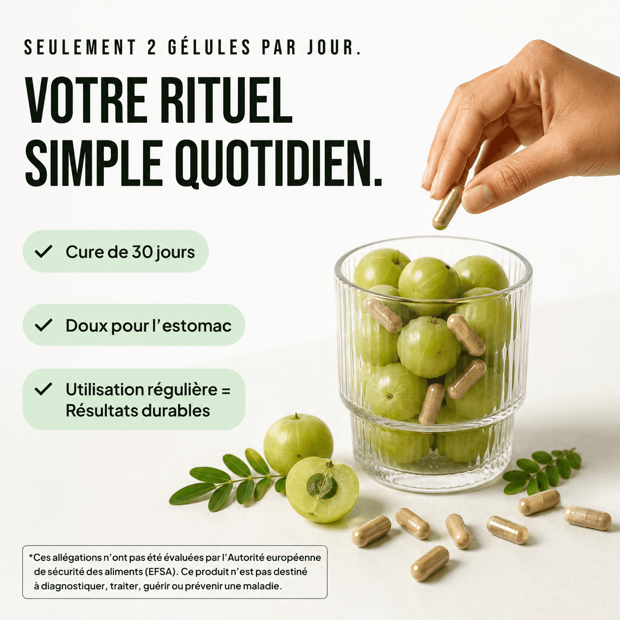 Gélules de super-fruit amla