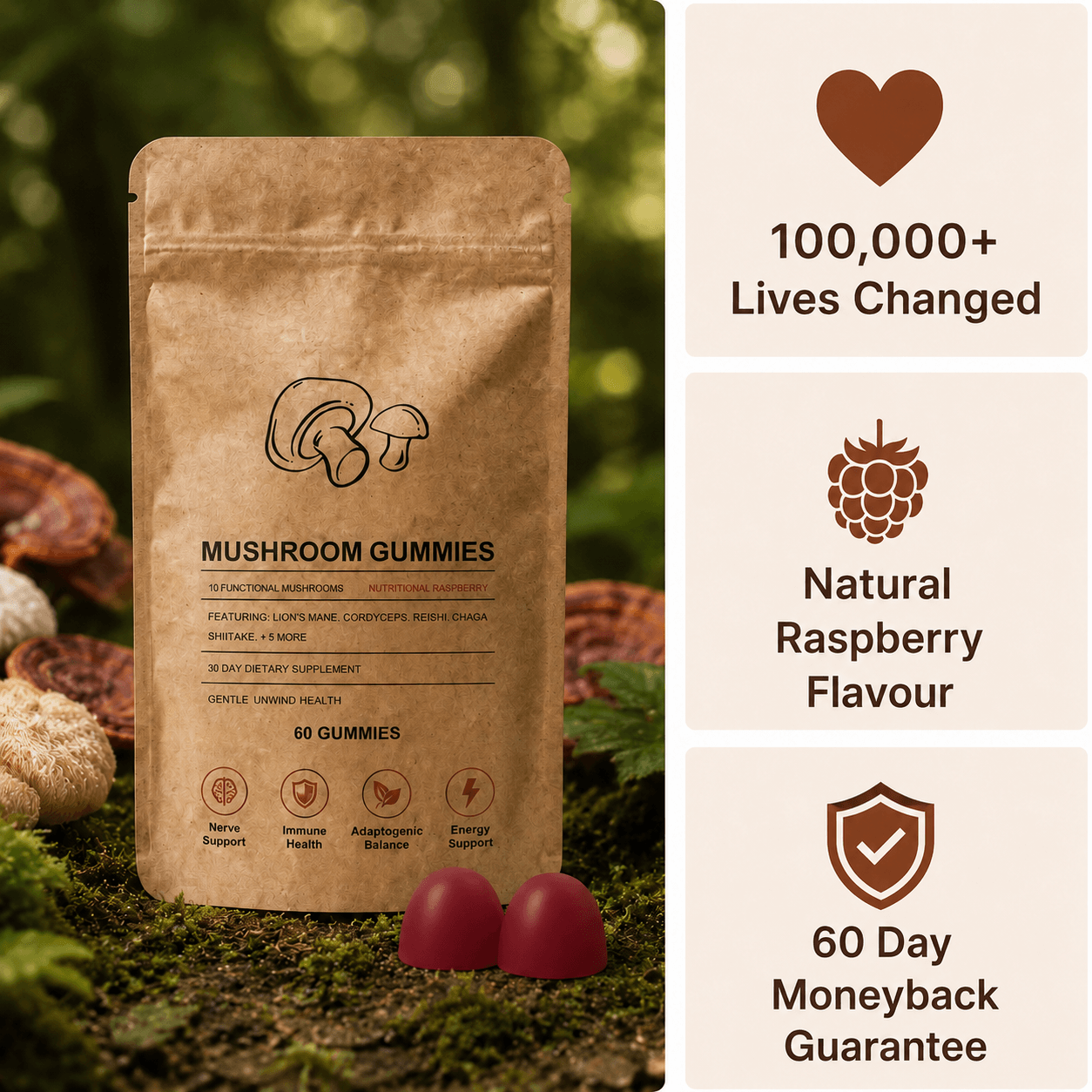 Haura Mushroom Gummies