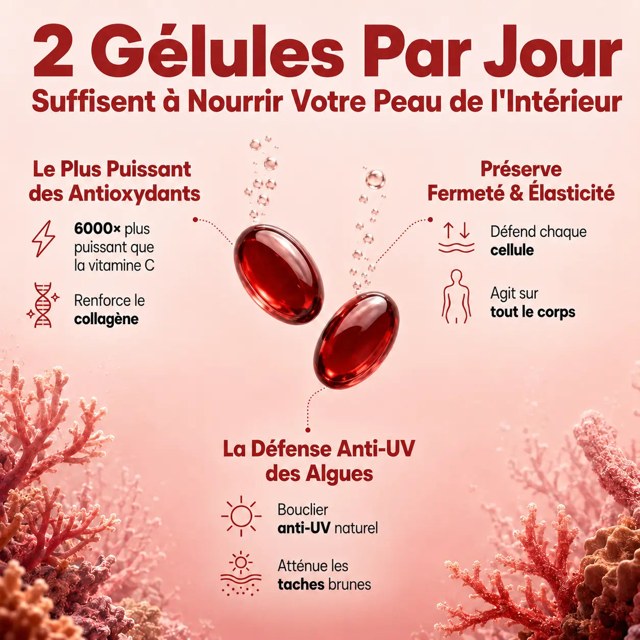 HAURA | Astaxanthine Pure – Estompe Les Taches Brunes & Raffermit La Peau