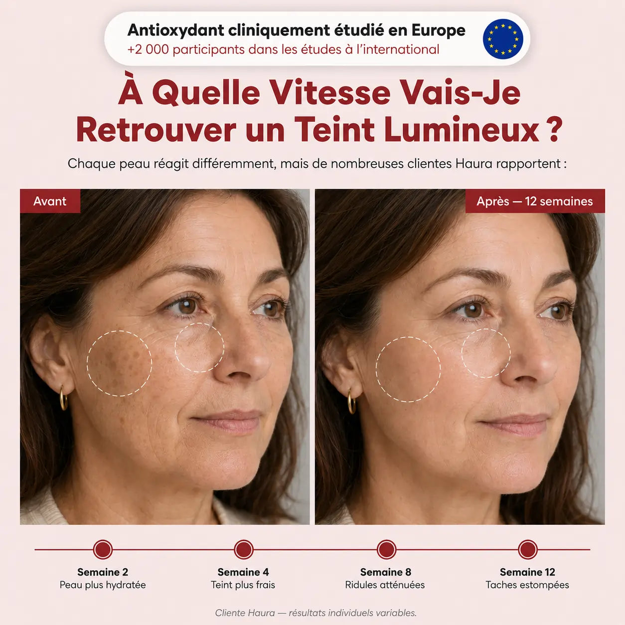 HAURA | Astaxanthine Pure – Estompe Les Taches Brunes & Raffermit La Peau