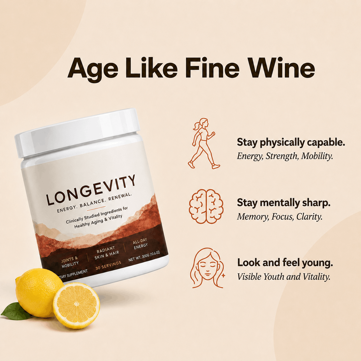 Haura Ritual | Micronized Creatine Longevity Blend